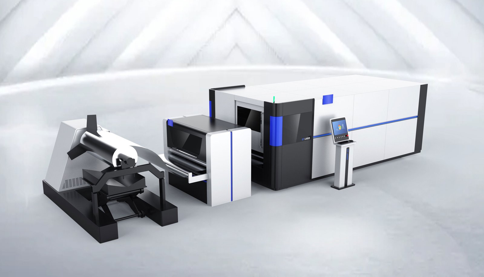 Chain plate cutting line